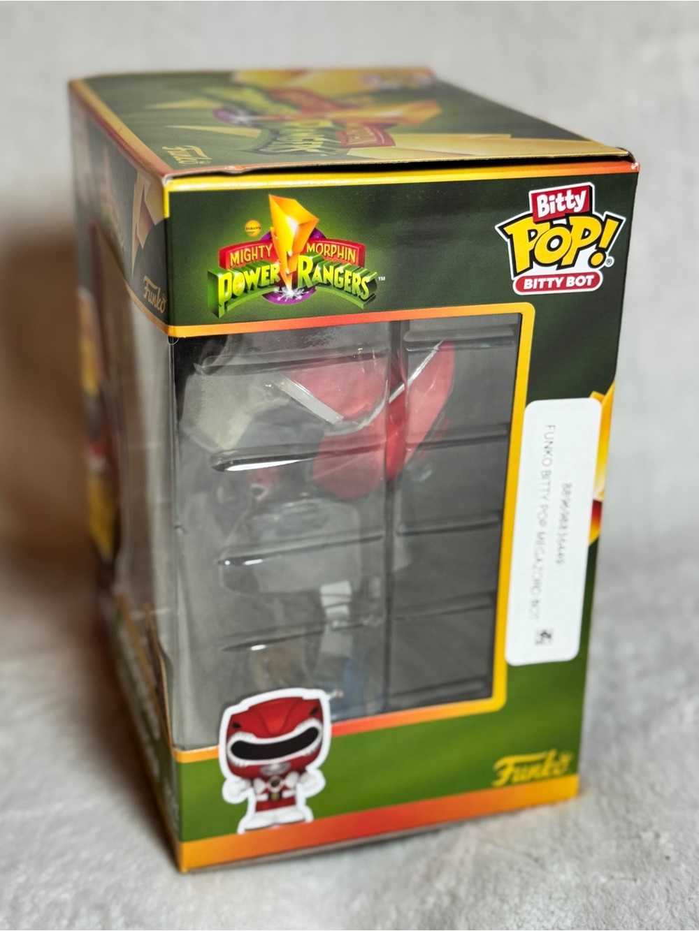 Funko Bitty Pop Bitty Bot! Megazord with Red Ranger Power Rangers 2pc NEW in Box - Picture 4 of 7